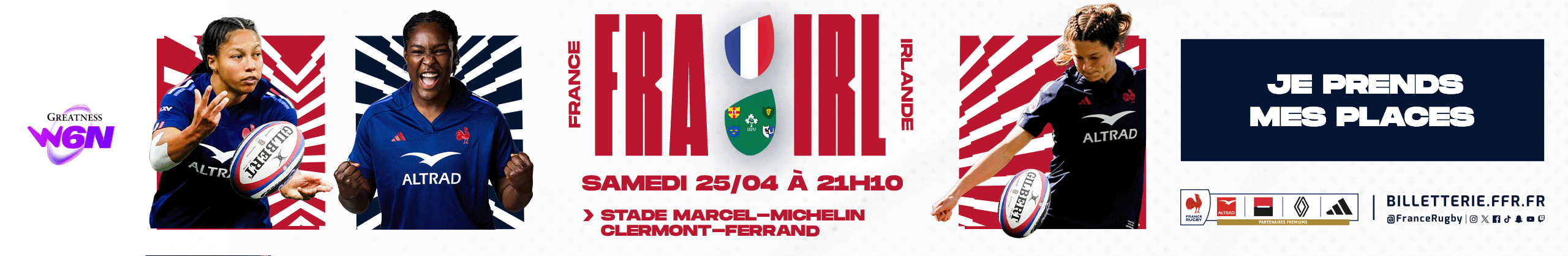 SLIDER FRANCE / IRLANDE XVF